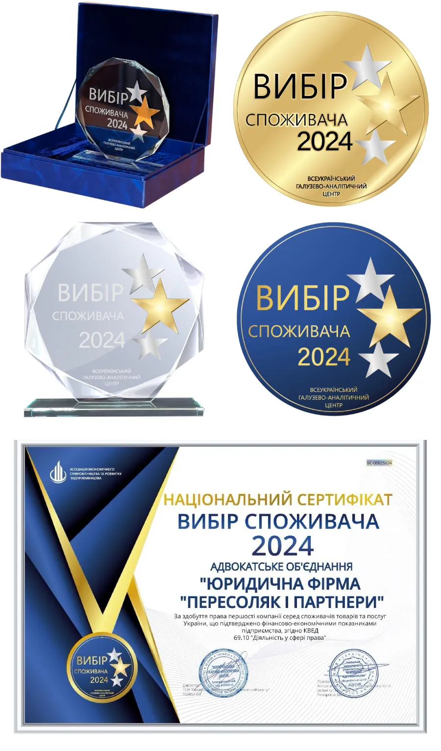 Національний сертифікат Вибір споживача 2024